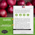 (1 Pack) Red Burgundy Onion Seeds for Planting Sweet Mild Short Day Red Onions with High Yield & Great Flavor Heirloom