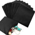 Sanwuta 8 Pcs Anti Tarnish Silver Storage Bags, Jewelry Protector Pouches (Black, 5.9 x 5.9 Inch)