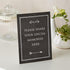 ANGEL & DOVE Set of 2 Black Funeral Memory Table Signs for Condolence Book, Memorial, Celebration of Life
