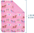 Wildkin Plush Baby Blanket - Soft & Cozy Comfort, Ideal for Toddlers, Travel & Daycare - Horses