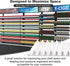 Pack of 3 Shelf Pushers Dividers - Organizer for Smoke Shop, Convenience Store - Drink, Box & Cigarette Display for
