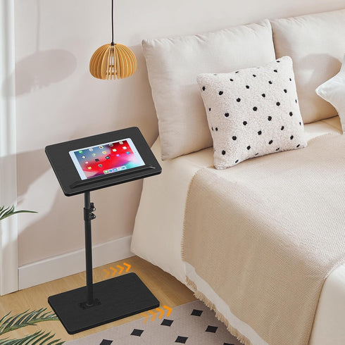 360 ETBK4501 MAHANCRIS TV Tray Table, Height Adjustable TV Trays with Swivel, Space-Saving Side Table for Couch