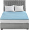 Sleep Philosophy Gel Infused Memory Foam Mattress Topper - Luxurious Queen Size, 1.5" Thick, Enhanced Bed Support, Blue