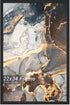 Fxojyvo Engineered Wood 22x34 Frame, Black Picture Frame for 22 x 34