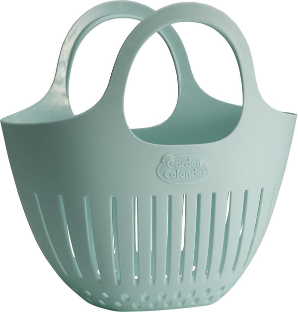 Hutzler Mini Colander Garden Basket, Small, Eggshell Blue