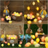 5.94ft 10 LYHOPE Easter Pastel Lights, LED Egg Decoration Lights, Battery Powered Egg String Lights for Easter, Party