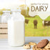 32oz kitchentoolz Square Glass Milk Bottle with White Metal Airtight Lids - Vintage Reusable Milk Jugs - Dairy Drinking