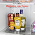 Spectrum Lazy Susan Organizer, Hexa Medium (1-Pack) for Cabinet, Refrigerator, Pantry, Table, & Shelf
