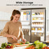 Refrigerator,8 Pack White(8 Pack) Magnetic Spice Rack for Magnetic Shelf,Fridge Magnet Organizer with Paper Towel
