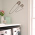 Collections-Etc Large Hanging Metal Safety Pins - Set of 2 for Laundry Room Wall Decoration