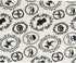 DII Halloween Party Tabletop Decor, Reusable Cotton Fabric Table Runner, 14x72, Spooky Portraits, Machine Washable