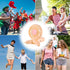 OUTXE Necklace Fan, 3000mAh Wearable Mini Handheld Fan with 90° Rotation
