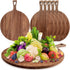 15.4 x 11.4 Inch 6 Pcs Acacia Large Wood Cutting Board with