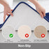 Buganda Memory Foam U-Shaped Contour Toilet Rugs, Non-Slip Absorbent Toilet Mat, Thick Soft Washable Bathroom Rugs (24"