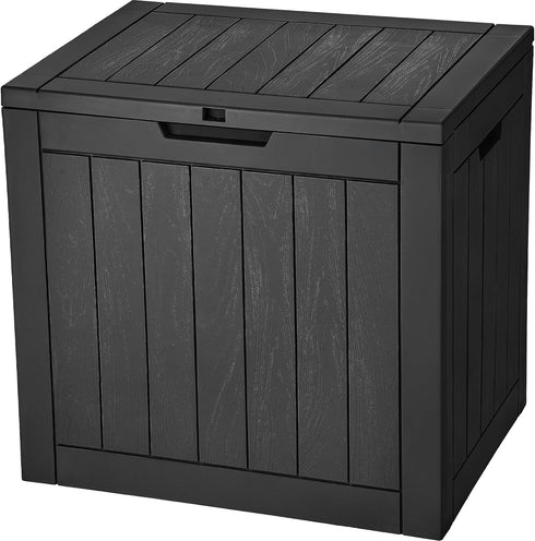 YITAHOME 30 Gallon Deck Box Outdoor Storage Box, Waterproof Resin Package Delivery