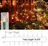 12.5ft 50 Count Bulb Toodour Clear Christmas Lights, Incandescent Indoor Outdoor String Lights, UL Certified