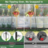 78 Inch 5 Hummingbird Lilyvane Outdoor Shepherds Hook, Prong Base Adjustable Shepherd Hooks, Bird Feeder Pole Stand