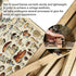 12 16 Inches XIAOAIKA Vintage Mushroom Poster with Wooden Frame - Classic Botanical Print with Variety of Fungi Species