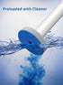 TidyTale Set, 12 Disposable Toilet Cleaner Wand and Holder Wall Mounted Toilet Bowl Brush Kit with Refill Heads