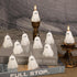 EBaokuup 10 PCS 2'' X 1.6'' Halloween Ghost Candles, Ghost Shaped Decor Candles,