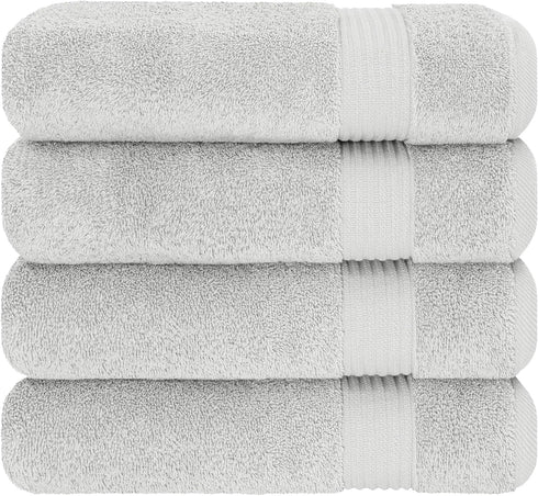 4 100% Set, Cotton Paradise Piece Turkish Bath Towels for Bathroom, Cotton Extra Large Soft Plush Towels Bathroom