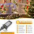 65FT/20M 200 8 JTSIOV Christmas Tree Lights, LED Christmas Lights Plug in, Modes Waterproof Outdoor Lights Indoor
