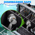 Egg Cracker Tool for Raw Eggs - Egg Shell Opener for Hard Boiled Eggs with Durable Stainless Steel Construction