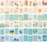 Vibes and Vistas 60PCS Boho Wall Collage Kit (5x7) | 3 Sets in 1 | Handmade Cute Wall Art Prints for Aesthetic Room