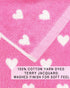 ORIGINAL KIDS 12 Pack Set 100% 12x12 inches Wash Cloth - Bath Time Hearts Washcloth - Cotton Jacquard Colorful