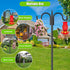 92 Inch 1 Pack 3/4 Inch Hummingbird Gtongoko Double Shepherds Hook Bird Feeder Pole Thick Heavy Duty Garden Hooks