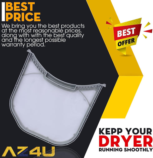 Dryer Lint Filter Screen Trap Replacement for LG DLG3051W, DLG3171W, DLGX3471V, DLGX3571V, DLGX3251W, DLGX3901W
