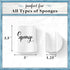 Home Acre Designs Sponge Holder for Kitchen Sink, Rustic Farmhouse Decor, White Ceramic