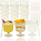 120 Pack Plastic Dessert Cups with Spoons 60 Pack Clear Yogurt Parfait