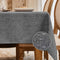 BALCONY & FALCON Rectangle Tablecloth Washable Wrinkle Resistant and Water Proof Table