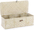 Hipiwe Seagrass Storage Basket Bin, Hand-Woven Wicker Basket with Lid for Organizing Bathroom Supplies