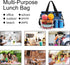 Femuar Insulated Lunch Bags for Women/Men, Leakproof Lunch Cooler Bag for Work Office Picnic - Blue