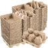 Sibosen 50 Pcs Jumbo Duck Egg Cartons Paper Goose Egg Cartons for Normal Size Geese Blank Natural Pulp Jumbo Eggs