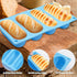 CANIPHA 2 Pack Hot Dog Bun Pan, Silicone Nonstick & Heat Proof Baking Molds for Homemade Hotdog Rolls