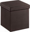 SONGMICS MAZIE Collection - 15 Inches Ottoman with Storage, Footstool, Storage Ottoman,