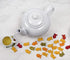 RSVP International Stoneware Teapot Collection, 16 oz, Microwave and Dishwasher Safe, White