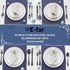 E-far 24-Piece Black Silverware Set - Stainless Steel Flatware Cutlery Set for 4, Matte Black Eating Utensils