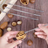More-4 Nut Cracker Heavy Duty Walnut Cracker with Wooden Base Adjustable Nut Tongs Manual Nut Crackers for All Nuts Nut