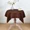 Viiamacki Brown Square Small Tablecloth, 24 x 24 Inch, Stain and Wrinkle Resistant