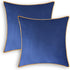 CaliTime Throw Pillow Covers Pack of 2 Super Soft Faux Suede Gold