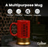 Caliber Gourmet 12-Gauge Shotgun Shell Mug – Bold Red Ceramic Coffee Mug, Unique Gift for Hunters & Collectors