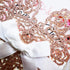 20PCS Laser Cut Wedding Invitations Cards 5 x 7.28 with Hollow Rose and Ivory Ribbons for Bridal Shower