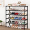 SAN HE Long Shoe Rack-Shoe Organizer 5 Tier Shoe Rack for Closet