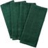 DII Basic Terry Collection Windowpane Dishtowel Set, 16x26, Dark Green, 4 Piece