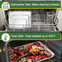 E-far Baking Sheet with Cooling Rack Set, 3 Pans + 3 Racks, Stainless Steel Cookie Sheets for Oven