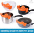Zulay Silicone Pot Strainer - Adjustable Snap On Strainer for Most Pans & Pots, Food Grade, Heat Resistant, Colander